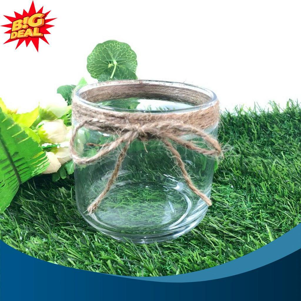 PRAKTIS 1pcs Vas Kaca 5ml  Vas Kaca Rami  Vas Kaca Bulat  Vas Tanaman Hias  Vas Tanaman Hidup  Vas K