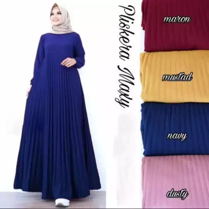 Gamis plisket/gamis plisket jumbo-6