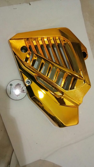 cover tutup radiator gold vario techno 125 vario 150 gold