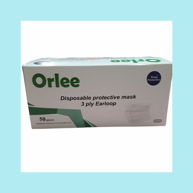 Masker Medis Orlee Putih 3ply