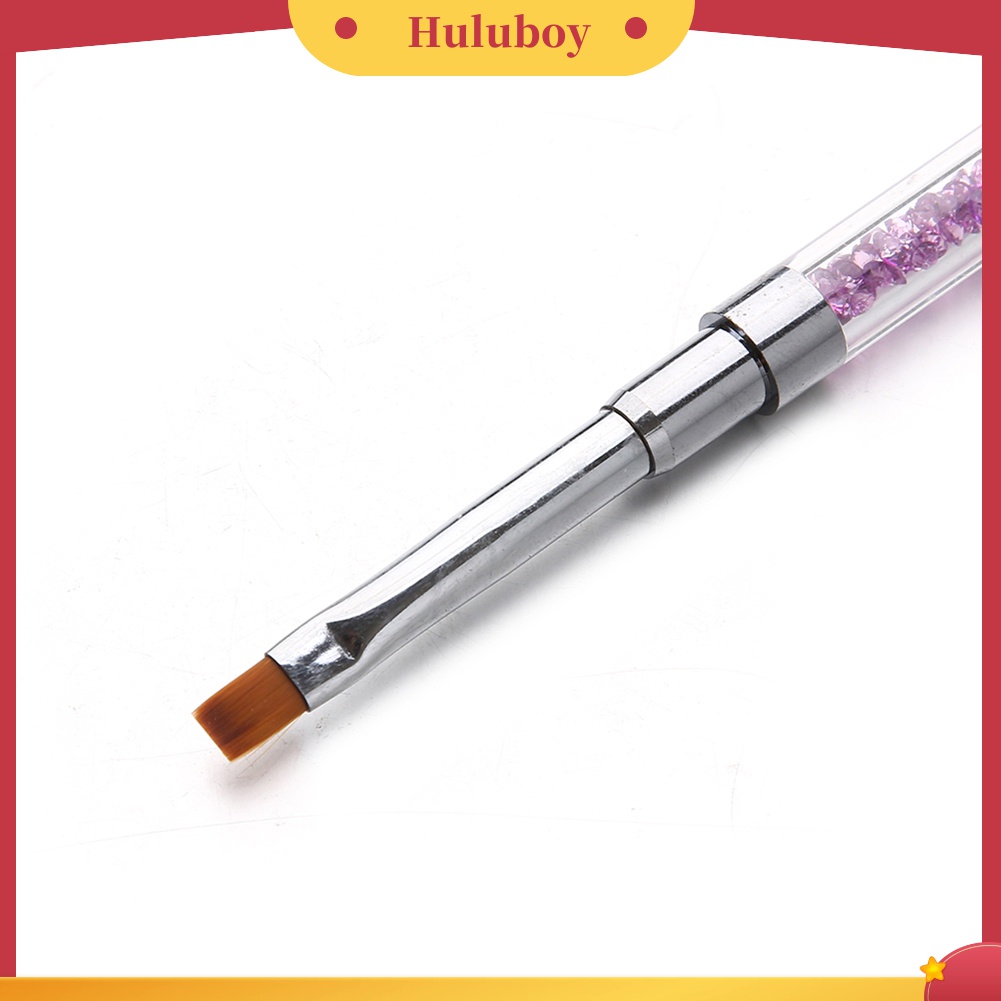 Huluboy Huluboy♡ Pen Brush Nail Art UV Gel Dua Sisi Untuk Menggambar / Melukis Garis