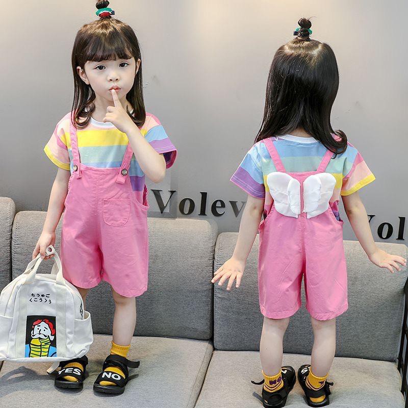 Setelan Baju Anak Perempuan  Sayap Import / 10 Bulan - 3 Tahun / Kodok / Anak Cewe Bahan Melar R112