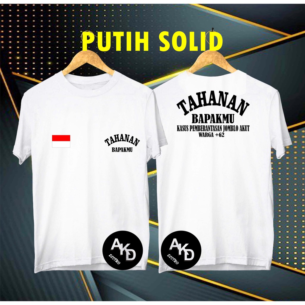 CODKAOS TAHANAN BAPAKMU bdr kaos pria kaos distro kaos murah wanita pria