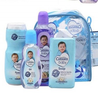 CUSSONS  / ZWITSAL / CUSSONS MURAH GIFT SET MINI / MEDIUM TOILETRIES BABY SHOWER PAKET HADIAH BAYI CUSSON S-CUSSONS KECIL BIRU