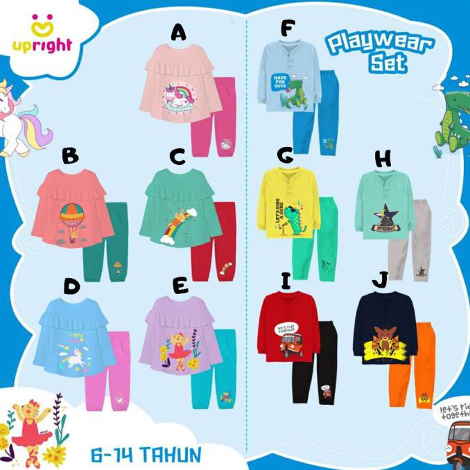 BANTING HARGA upright playwear set anak