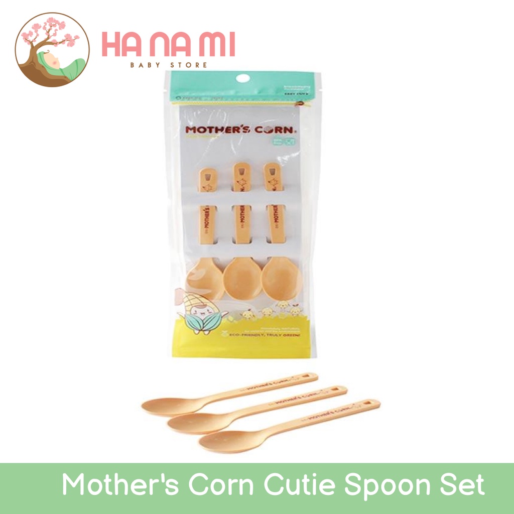 Mother's Corn Cutie Spoon Set - Sendok set Makan Anak