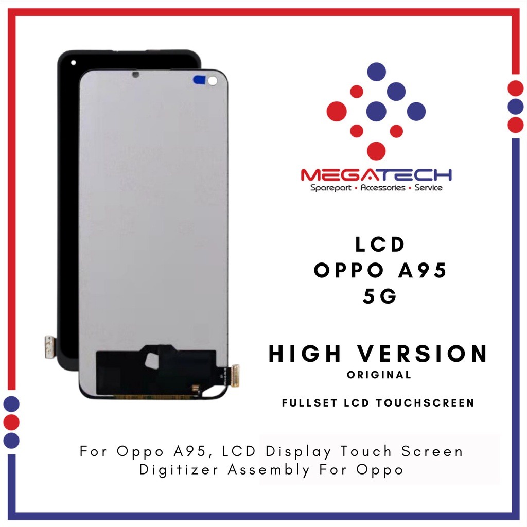 LCD Oppo A95 5G / Oppo Reno 5F / Realme 8 Pro Fullset Touchscreen