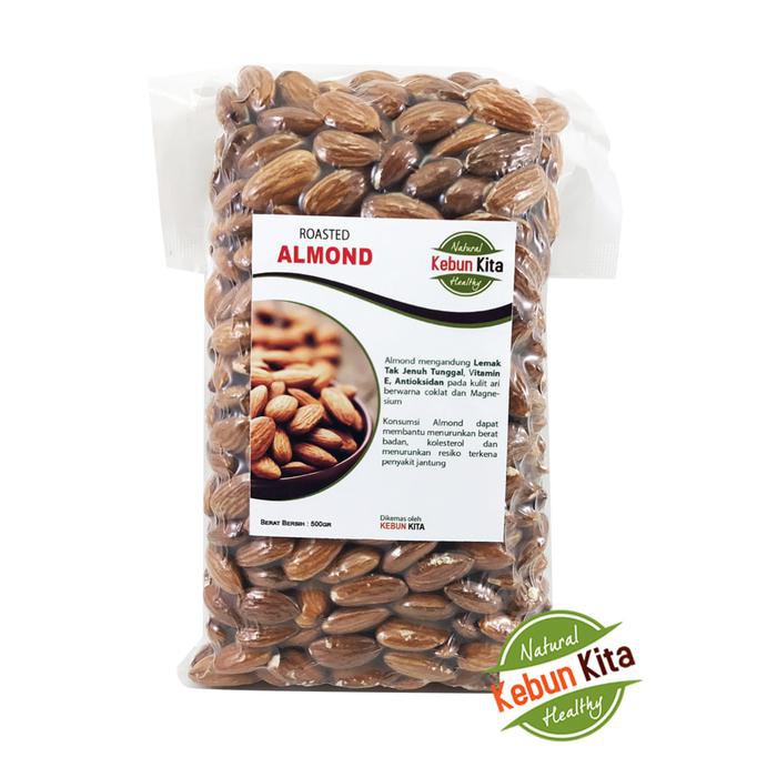 

Terfavorit Kacang Almond Panggang 500gr (Roasted Almond)