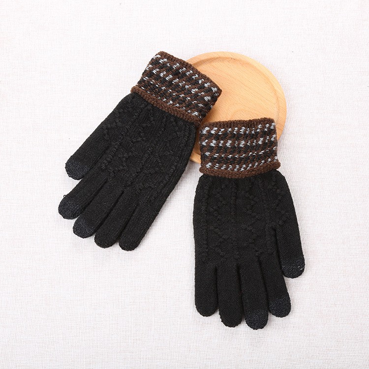 KN-06 sarung tangan musim dingin winter gloves rajut knit touch screen