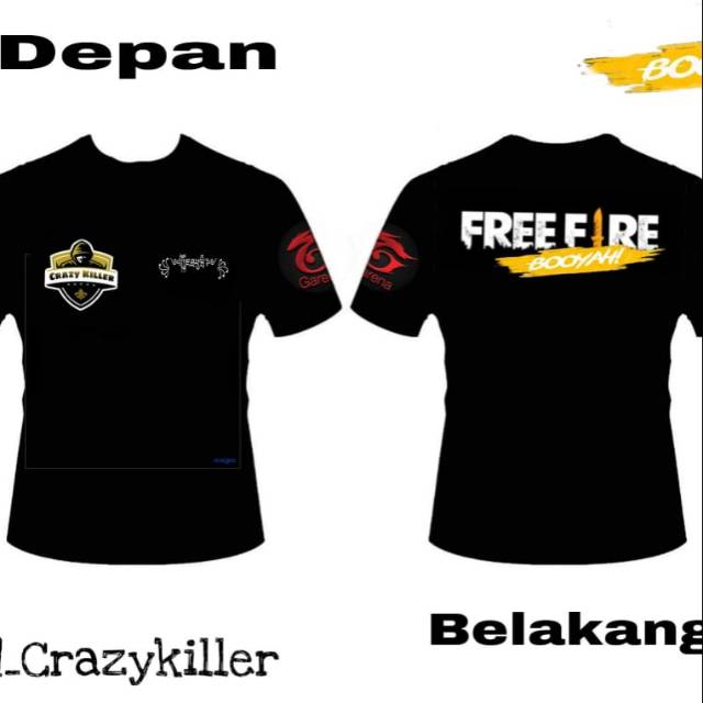 Kaos Free Fire Murah