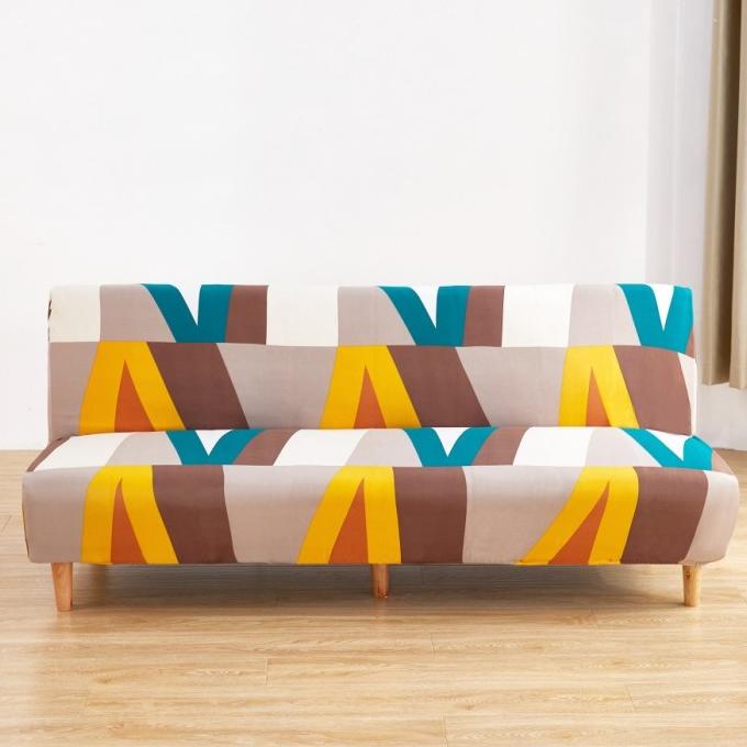 Elastic Vintage Sofa Bed Cover/ Penutup SofaBed ElastisJumbo New Motif
