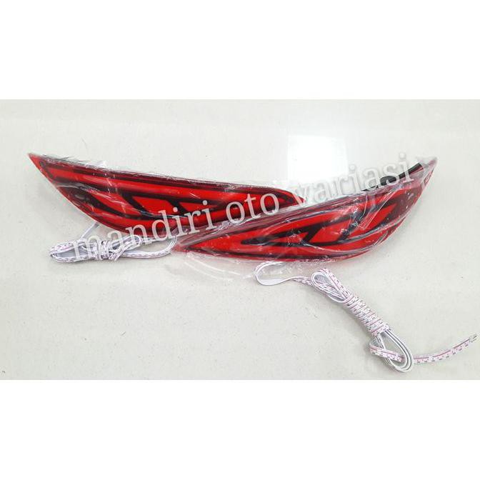 LED/LAMPU MOBIL/LED LAMPU REFLEKTOR BUMPER BELAKANG RUSH 2018/VARIASI