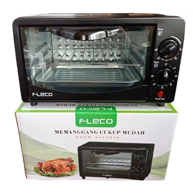 OVEN Fleco Listrik Type 905 Kapasitas 12Liter Warna Putih dan Hitam