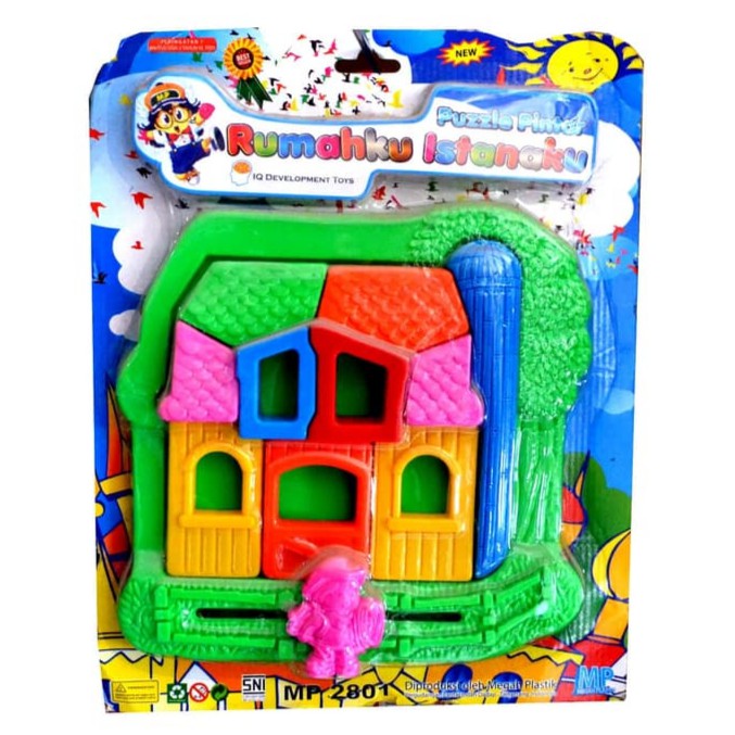 MAINAN PUZZLE RUMAH MAINAN RUMAH-RUMAHAN PUZZLE EDUKATIF PUZZLE KIDS TOYS