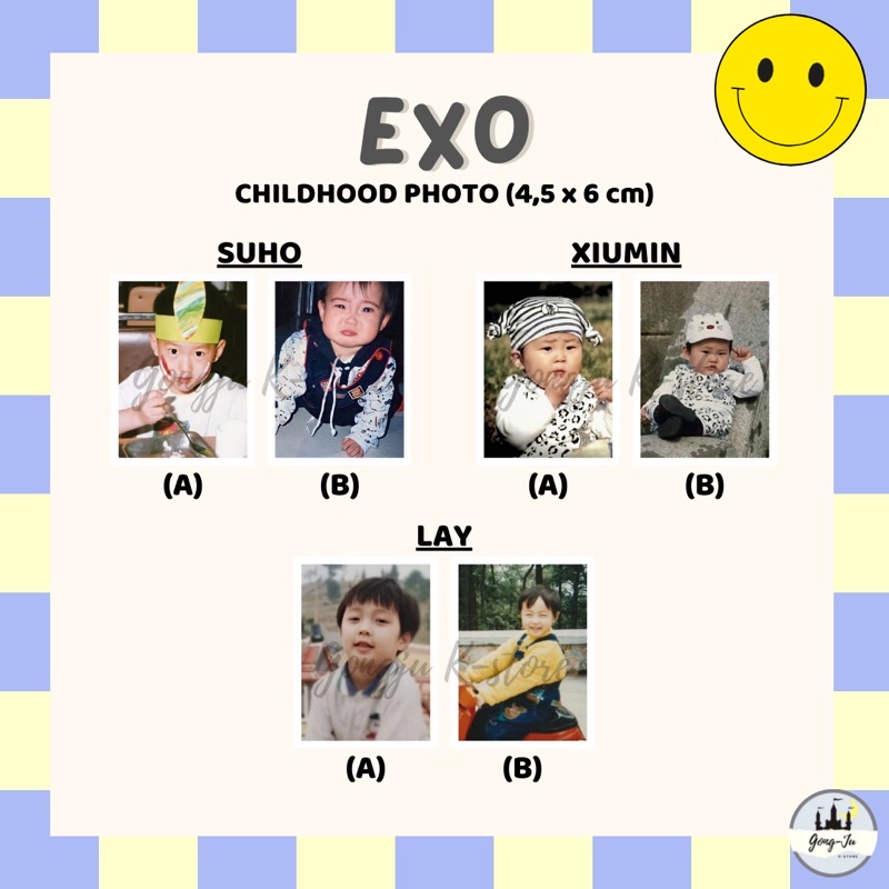 [ COD ] EXO CHILDHOOD PHOTO