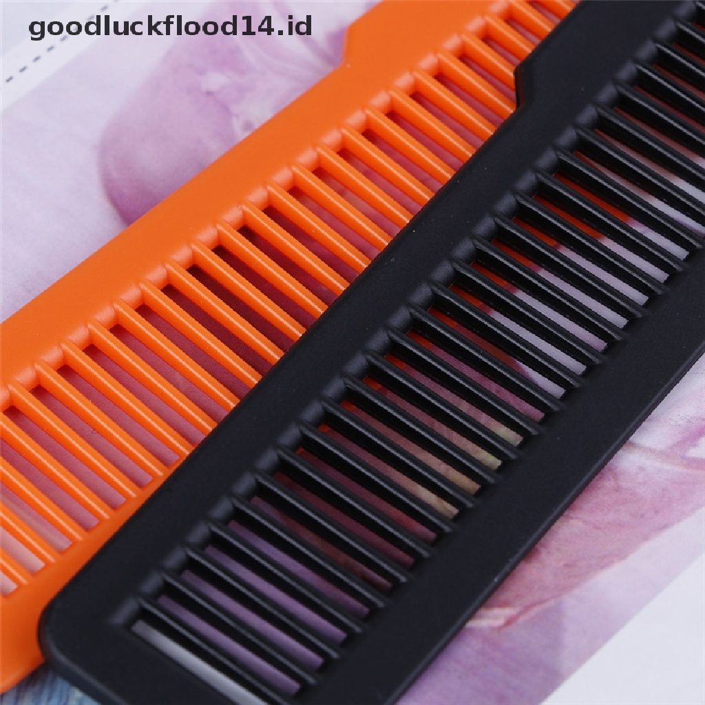 [OOID] 1Pc Plastic Hair Cutting Comb Durable Hair Salon Trimming Comb Hairdressing Tool ID