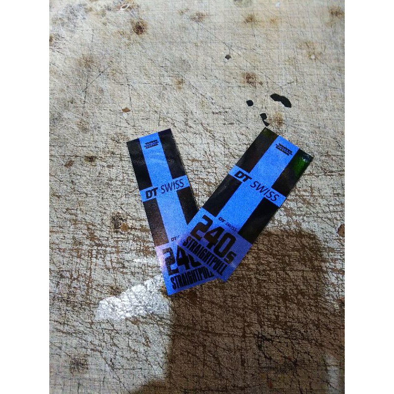 stiker hub roda Dt Swiss 240s - stiker vinil hub sepeda
