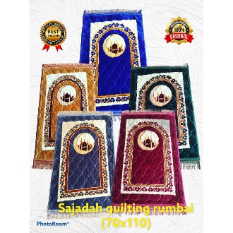 Sajadah Busa Tebal Premium Sujadah Sejadah Travel Turki Turkey Turkiye Traveling Bulu COD Anti Selip