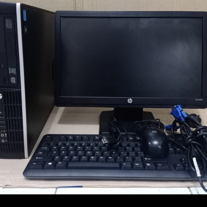 PC SIAP PAKAI HP 6300 SFF I5 3470 RAM 4GB HDD 500GB LCD 19&quot; KEY MOUSE