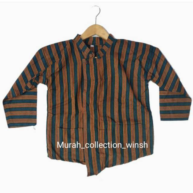 BAJU LURIK ANAK LAKI LAKI / SURJAN LURIK ANAK / BAJU ADAT ANAK / BAJU JAWA ANAK