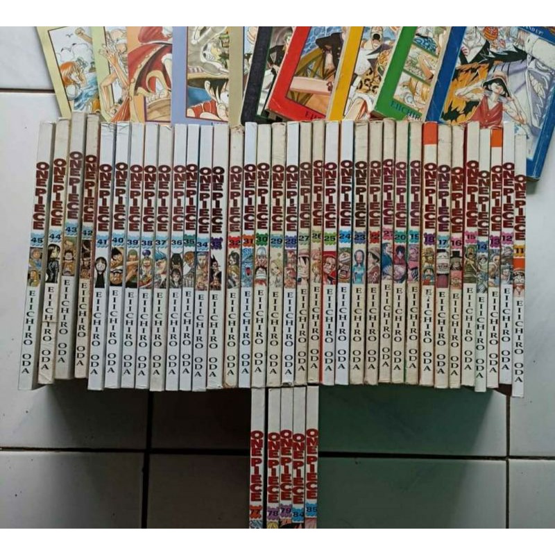 komik one piece vol 1-10 pesenan bang braja