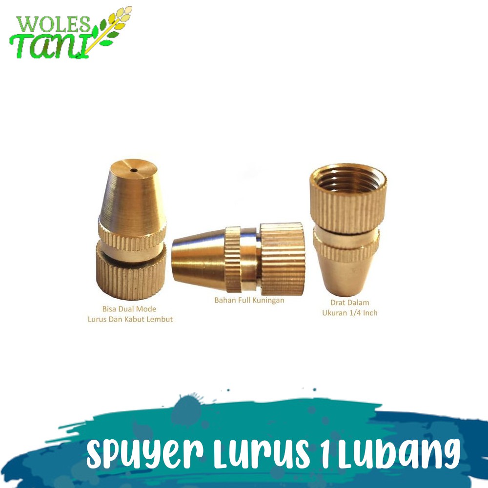 Spuyer Nozzle 1 Lubang Lurus