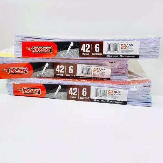 

Update! BUKU TULIS BIG BOSS 42 LEMBAR - PACK ~