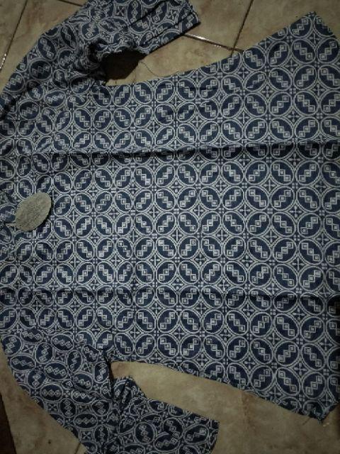 Atasan Batik Dolby Dolbi Dobby Doby Tenun Sutra Tulis Halus Katun Atbm Baron Sarimbit Atasan