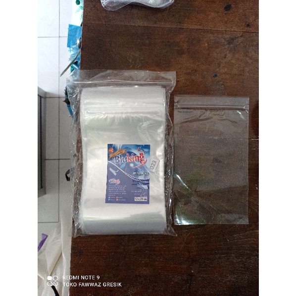 (100 pcs) Plastik Klip PP Bening Kemasan Klip 12x20 cm Tebal PP Zipper Ziplock Bag 50 micron / Kantong Plastik Klip 12x20 cm tebal 50 mc