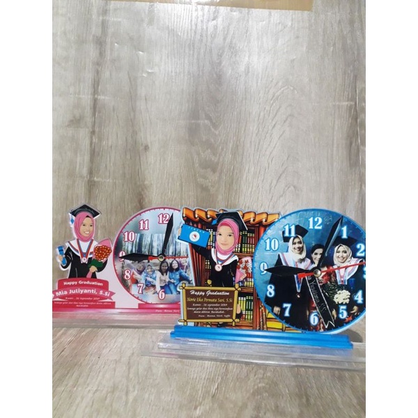 plakat wisuda jam akrilik jam plakat jam