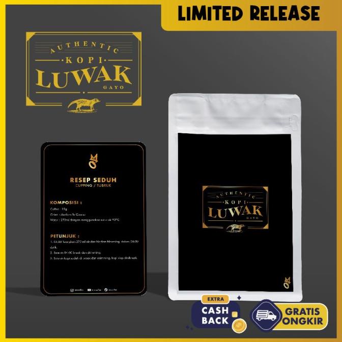 

[COD] Kopi Luwak Liar ARABIKA Aceh Gayo ASLI biji kopi arabica LIMITED [COD]