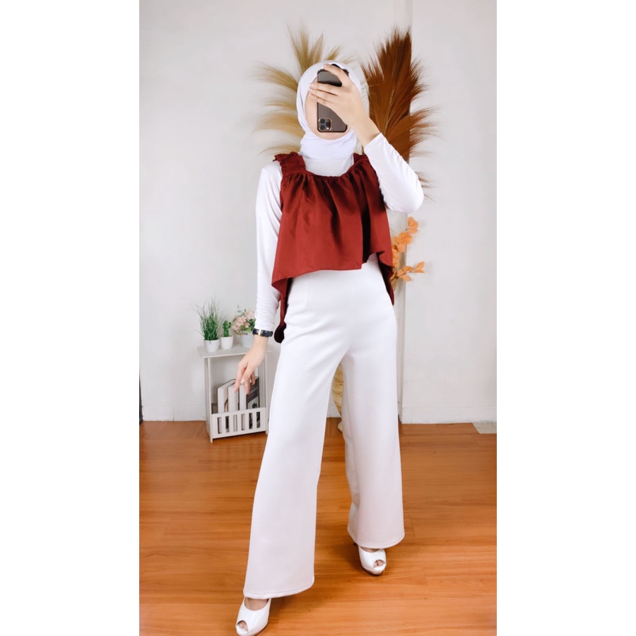 RX Fashion - Tanktop Layer / Tanktop Sesil Gingham // Tanktop Wanita -BN-MARON