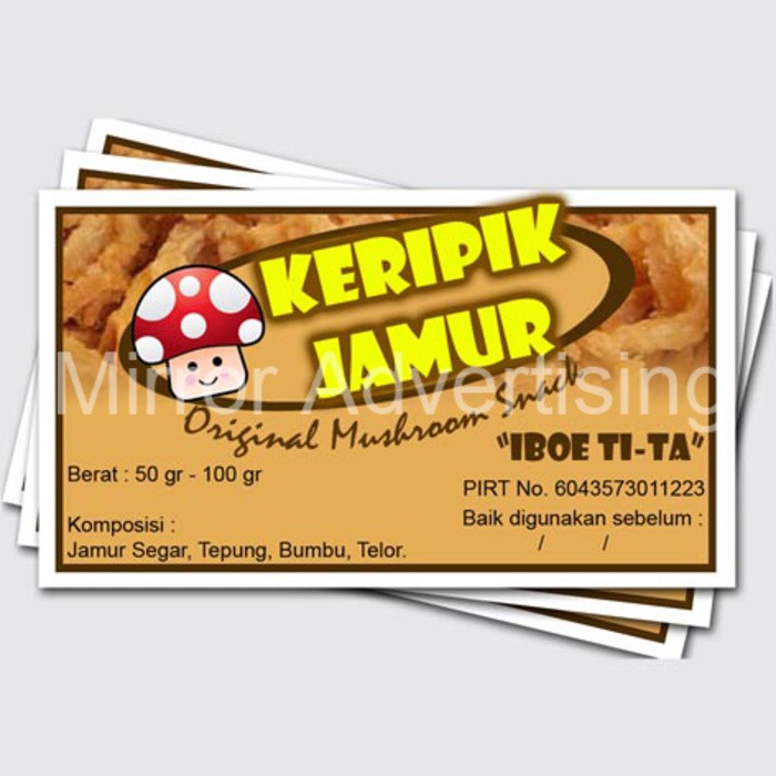 

Stiker untuk Merk di kemasan Produk