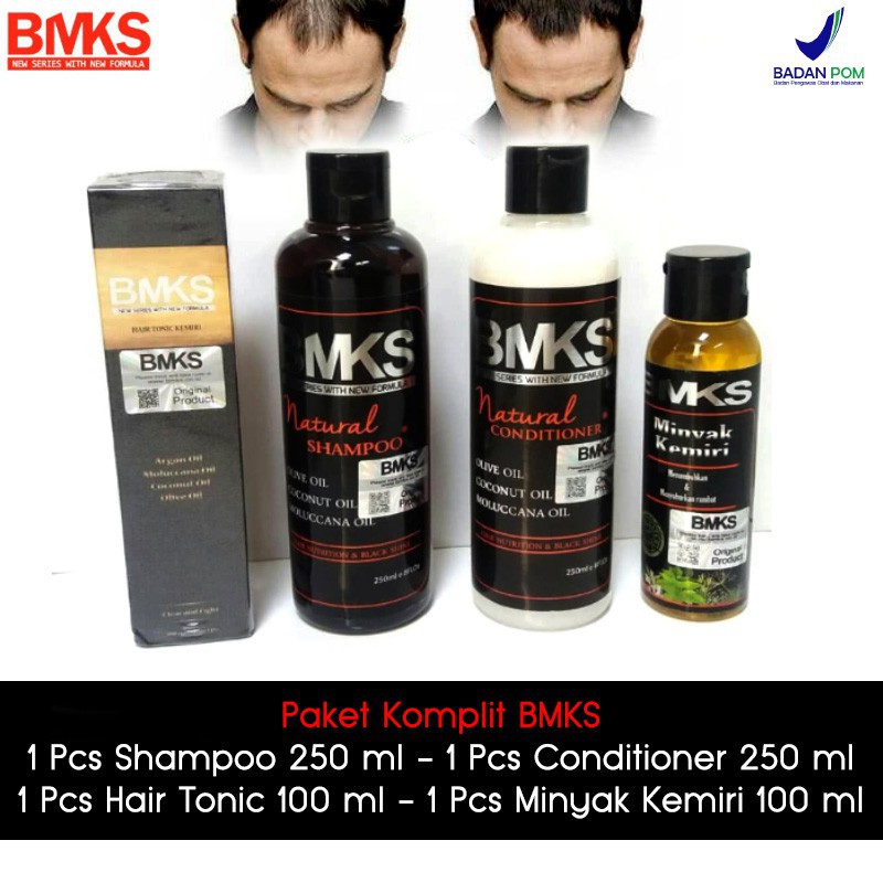 Takarai Paket BMKS 4in1 BPOM (SHAMPO + CONDITIONER+ HAIR TONIC + MINYAK KEMIRI) ASLI 100% Original