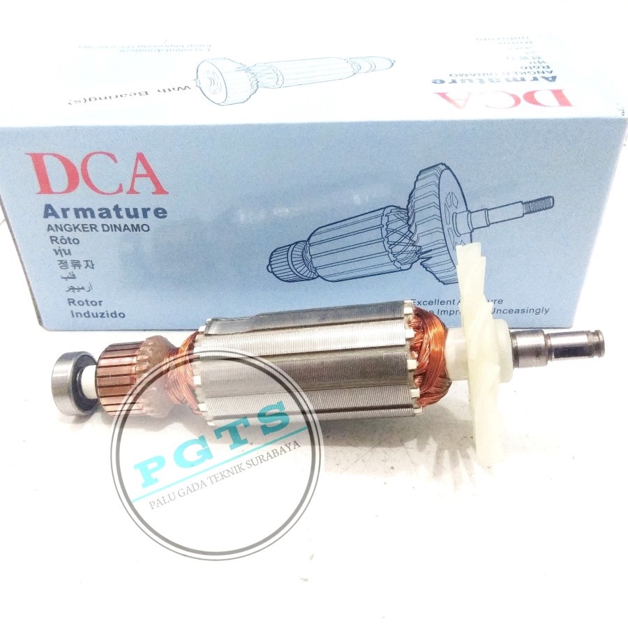 Armature DCA For Disc Grinder MAKTEC MT954 / Angker Dinamo Gulungan Gerinda MAKTEC MT 954 / Rotor Gu