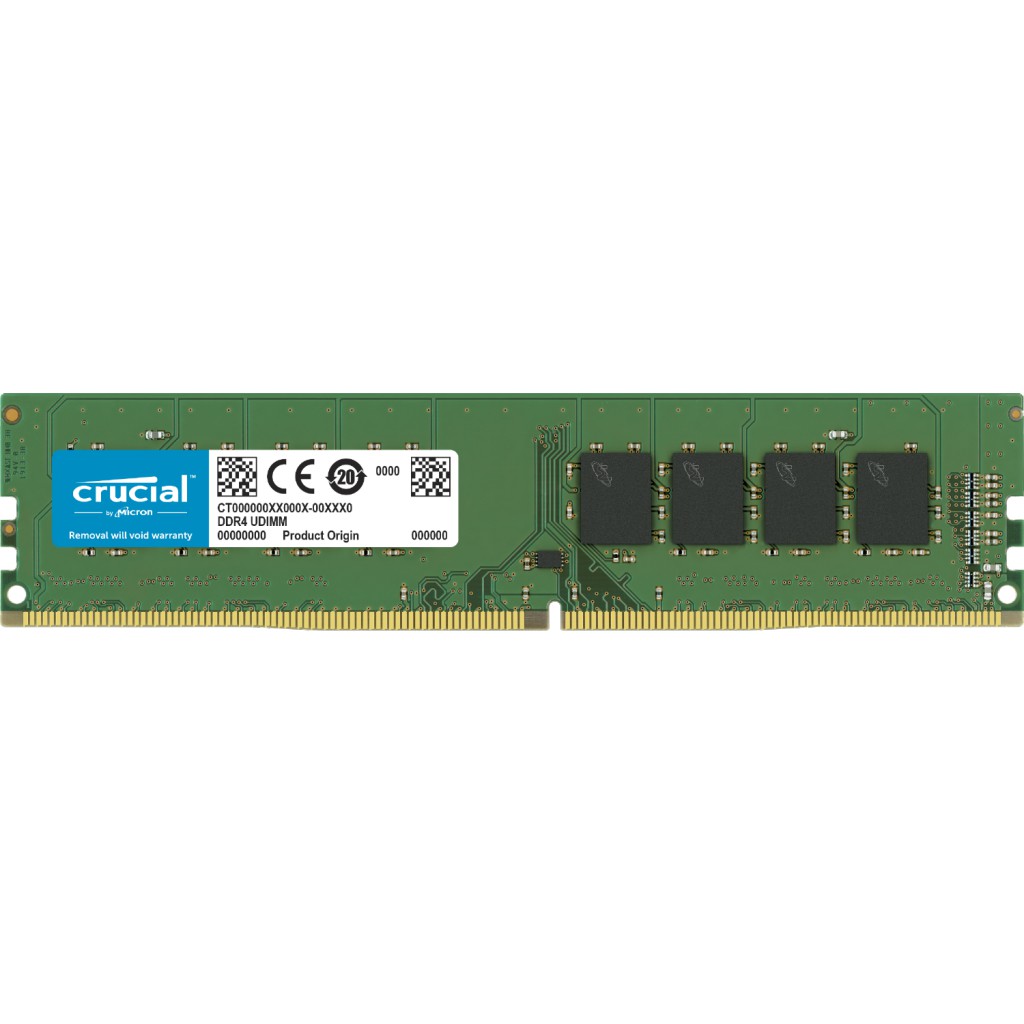 CRUCIAL 4GB DDR4 2400 MHz UDIMM MEMORY RAM PC GARANSI LIFETIME