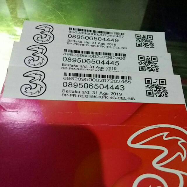 (COD) NOCAN TRI.NOMER CANTIK TRI.NOMOR CANTIK TRI.KARTU PERDANA CANTIK TRI.PERDANA TRI TRIPLE