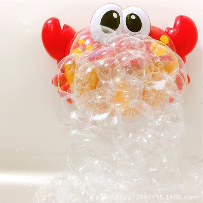 ~COD~ DO-M56 M57 Mainan Mandi Anak Bubble Crab Music Alat Pembuat Busa Mainan Gelembung Balon Sabun-5