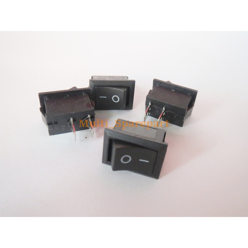 Rocker Switch 2 Pin Saklar 2 Kaki Karaoke Kecil