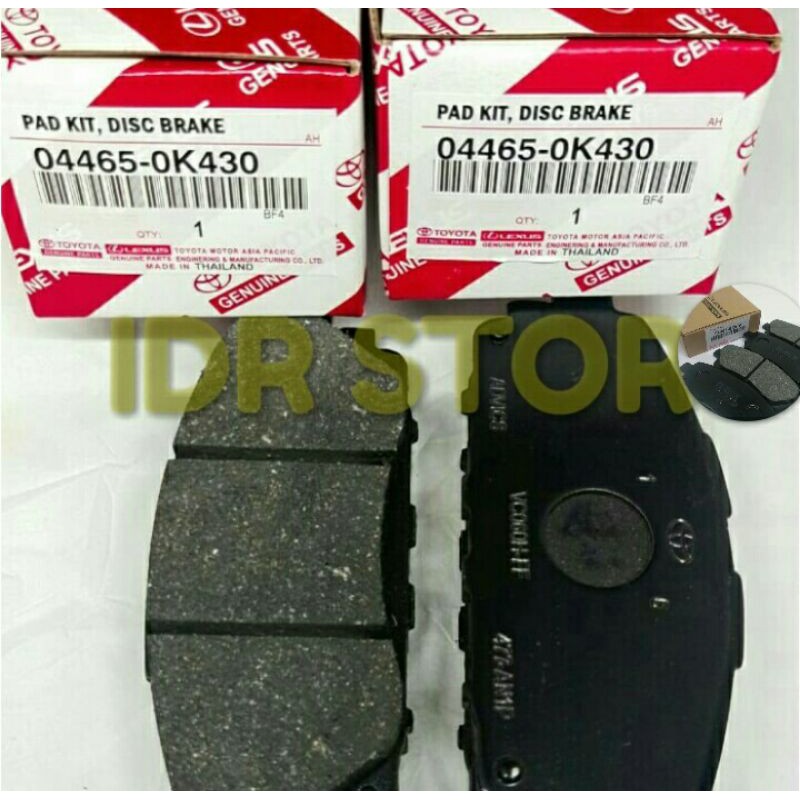 kampas rem depan Innova reborn