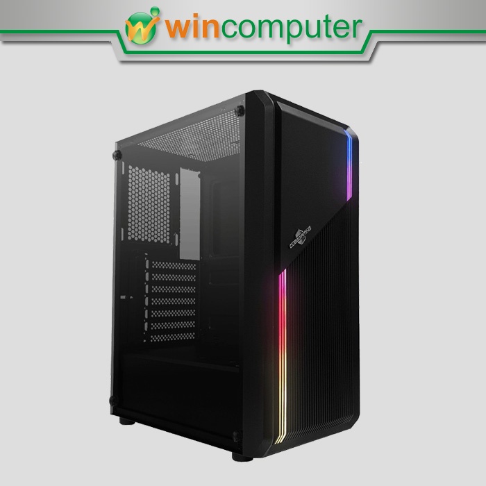 Cube Gaming Radal - Tempered Glass, ATX, 2x Rainbow Fan