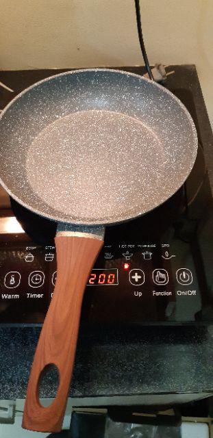 Kh Cypruz Panci Frypan Penggorengan Marble Teflon 24cm 26cm 28cm Induksi Fry Pan Wajan Induction