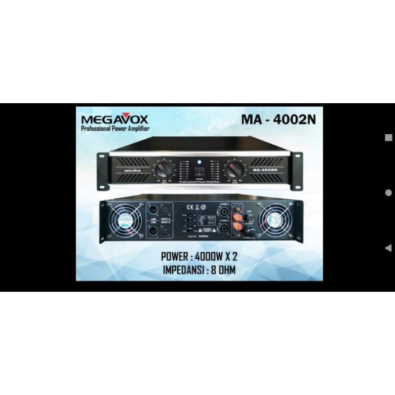 Power Megavox ma 4002 original