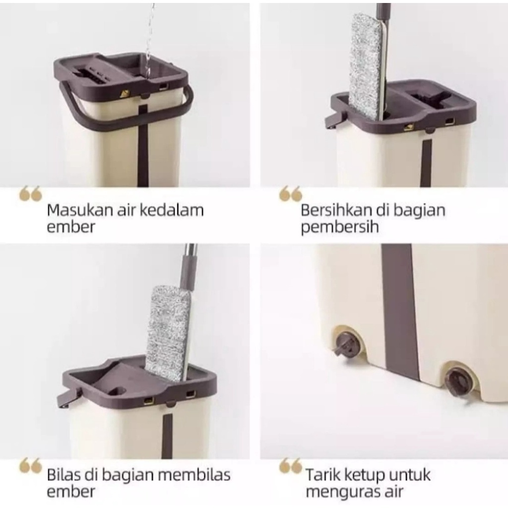 BISA COD!!Alat Pel Praktis 2 kain termurah anti lengket modern /Pel Lantai ULTRA MOP Alat Pembersih Lantai TERMURAH