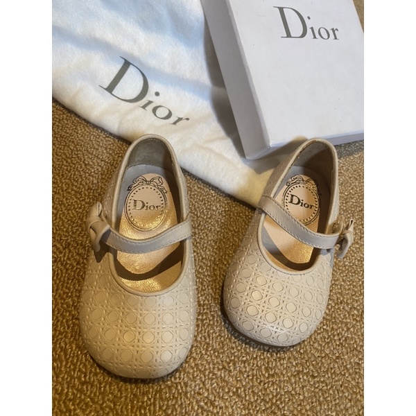 Dior baby shoes original size 19 preloved like new