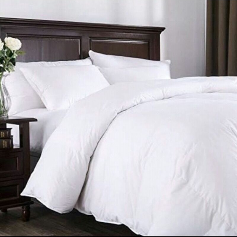 SPREI  Putih polos embos tinggi 25cm sprei hotel asrama klinik