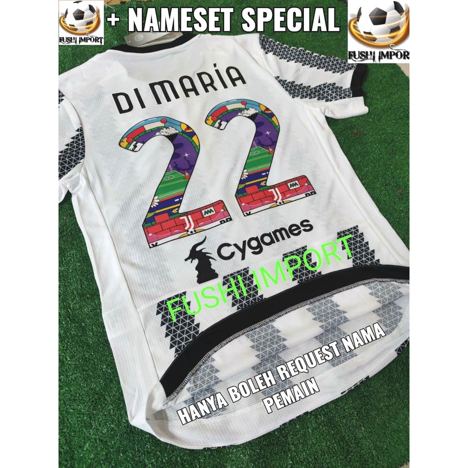 Player Issue | Jersey Baju Bola Juventuss Home 2022 2023 + Nameset Special Heat Rdy