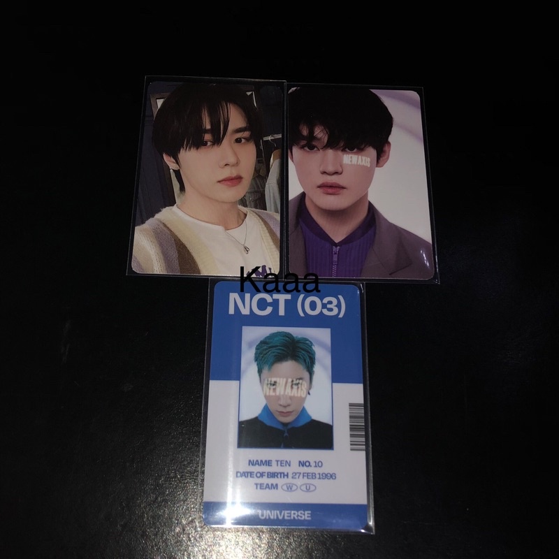 MD Universe ID card Kun selca chenle concept Ten Id card nct wayv 2021
