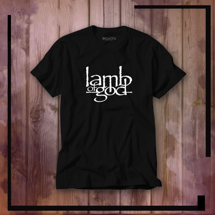 KAOS MUSIK METALCORE  LAMB OF GOD logo