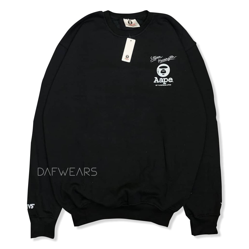 Sweater Crewneck BAPE AAPE X Steve Harrington